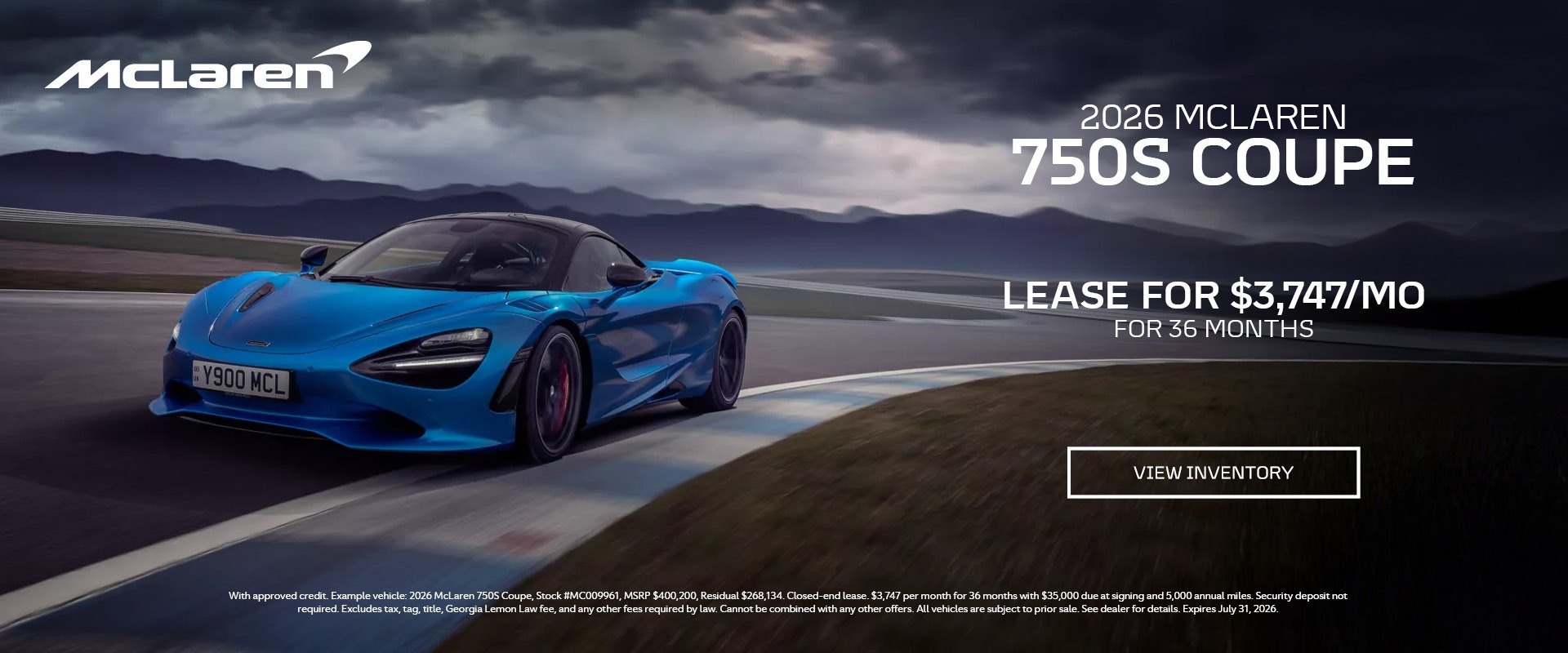 2026 McLaren 750S Coupe